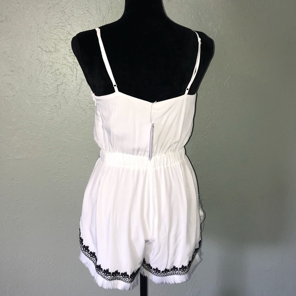 GUESS - white embroidered romper - Picture 7 of 8